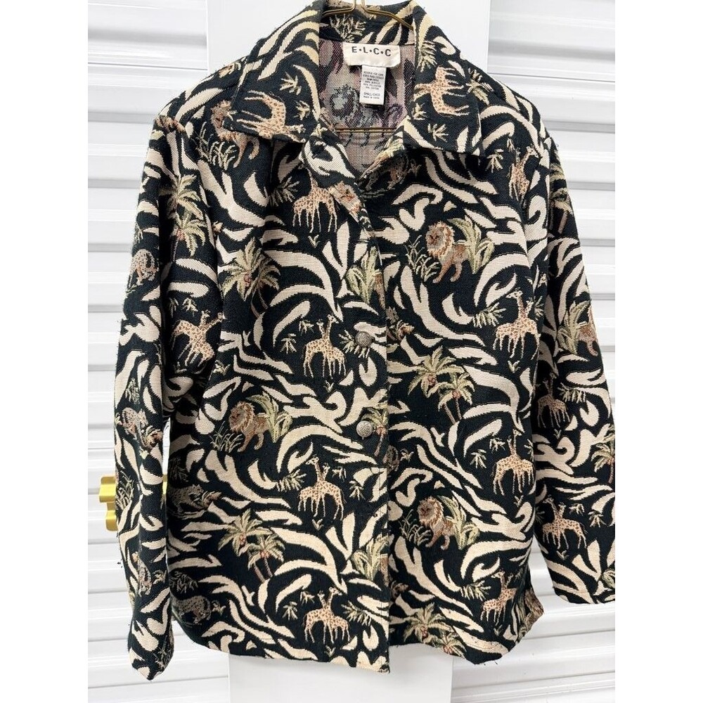 E.L.C.C Animal Print Tapestry Jacket